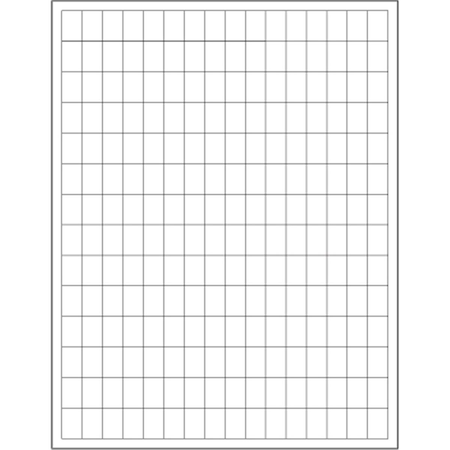 Bondad 0.5 x 0.75 in. White Rectangle Laser Labels, 22400PK BO2822793